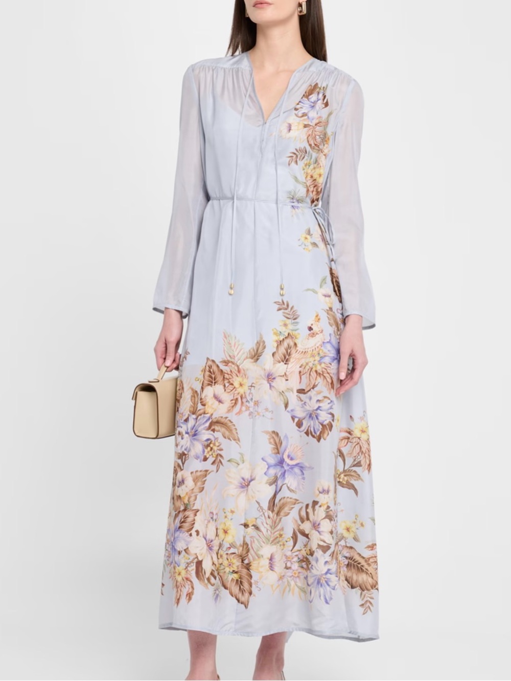 NWT Zimmermann COCO BILLOW Maxi Dress SIZE AU 4   US  12